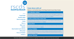 Desktop Screenshot of dumfries-rscds.org